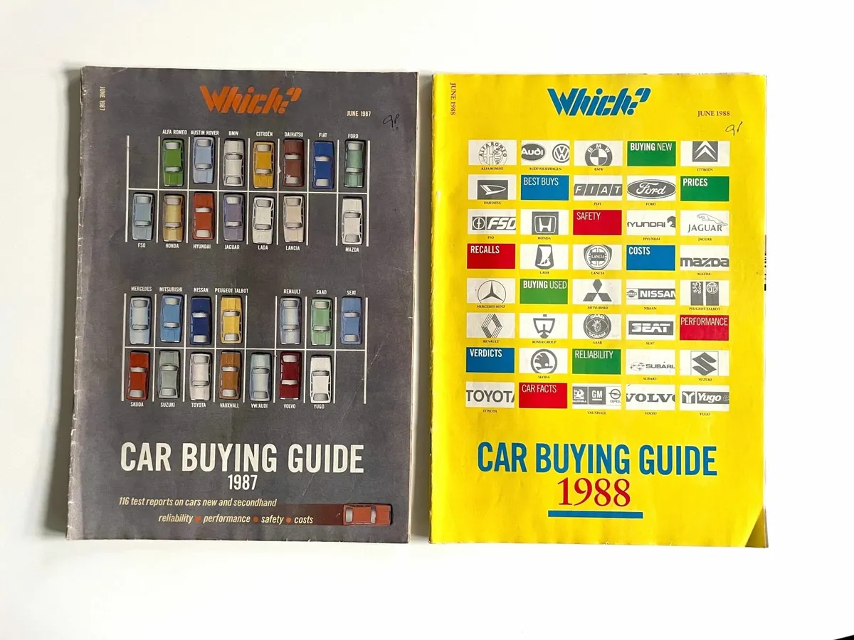 Vintage WHICH Mag Car Buying Guide 1987 & 1988 - Image 1