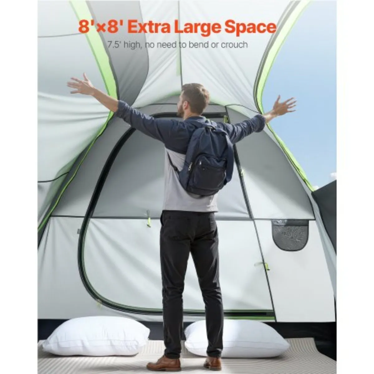 SUV Camping Tent Outdoor SUV Tent with 2 Doors Wat - Image 4