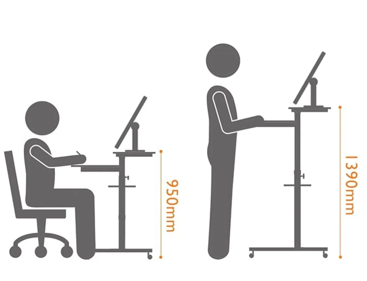 Height-Adjustable Laptop Desk BONTEC - Image 4