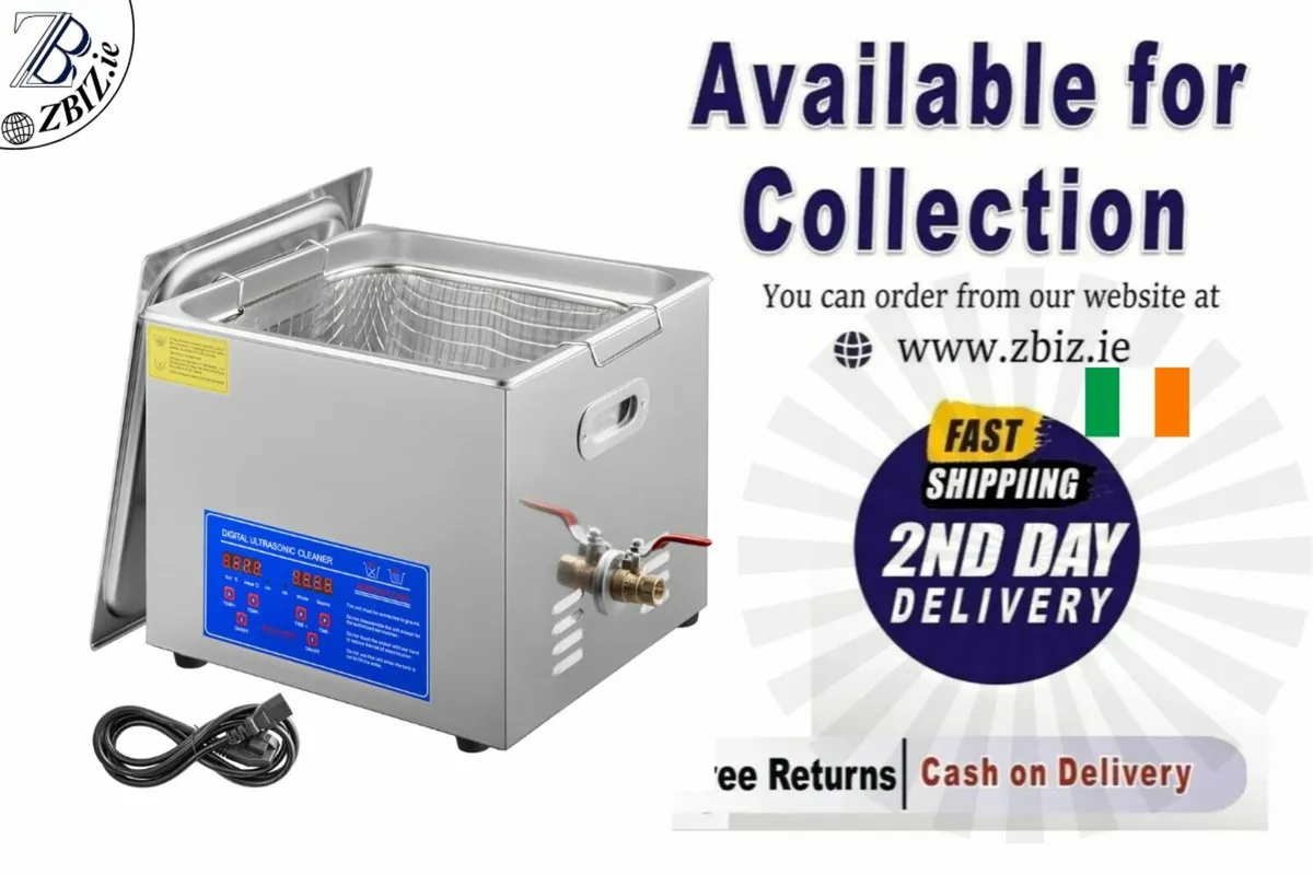 15L Ultrasonic Cleaner Stainless Steel Machine - Image 1