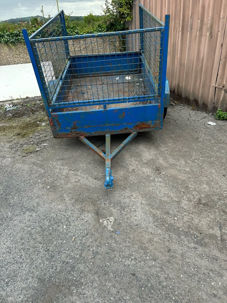 6 x4 ft all steel mesh sided trailer.450 ovno - Image 2
