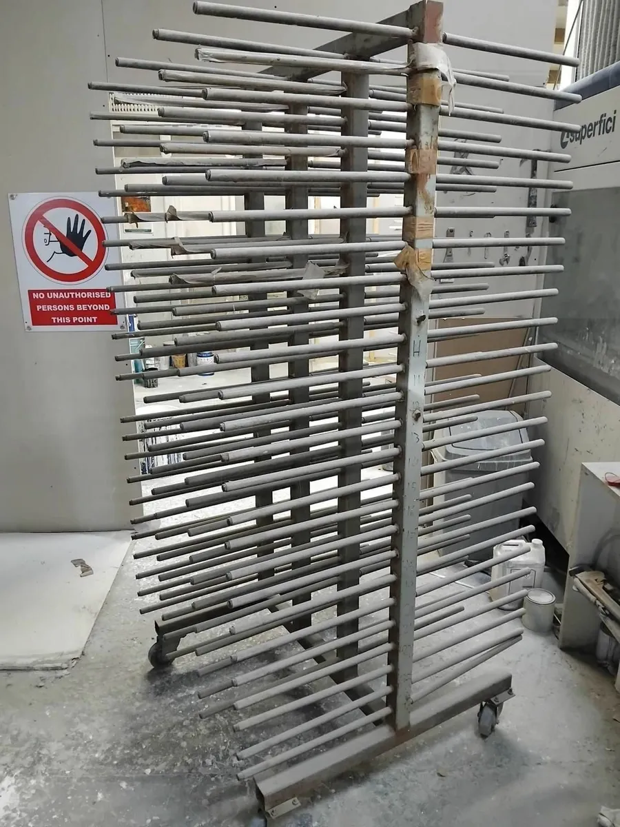 Cabinet door rack - Image 1
