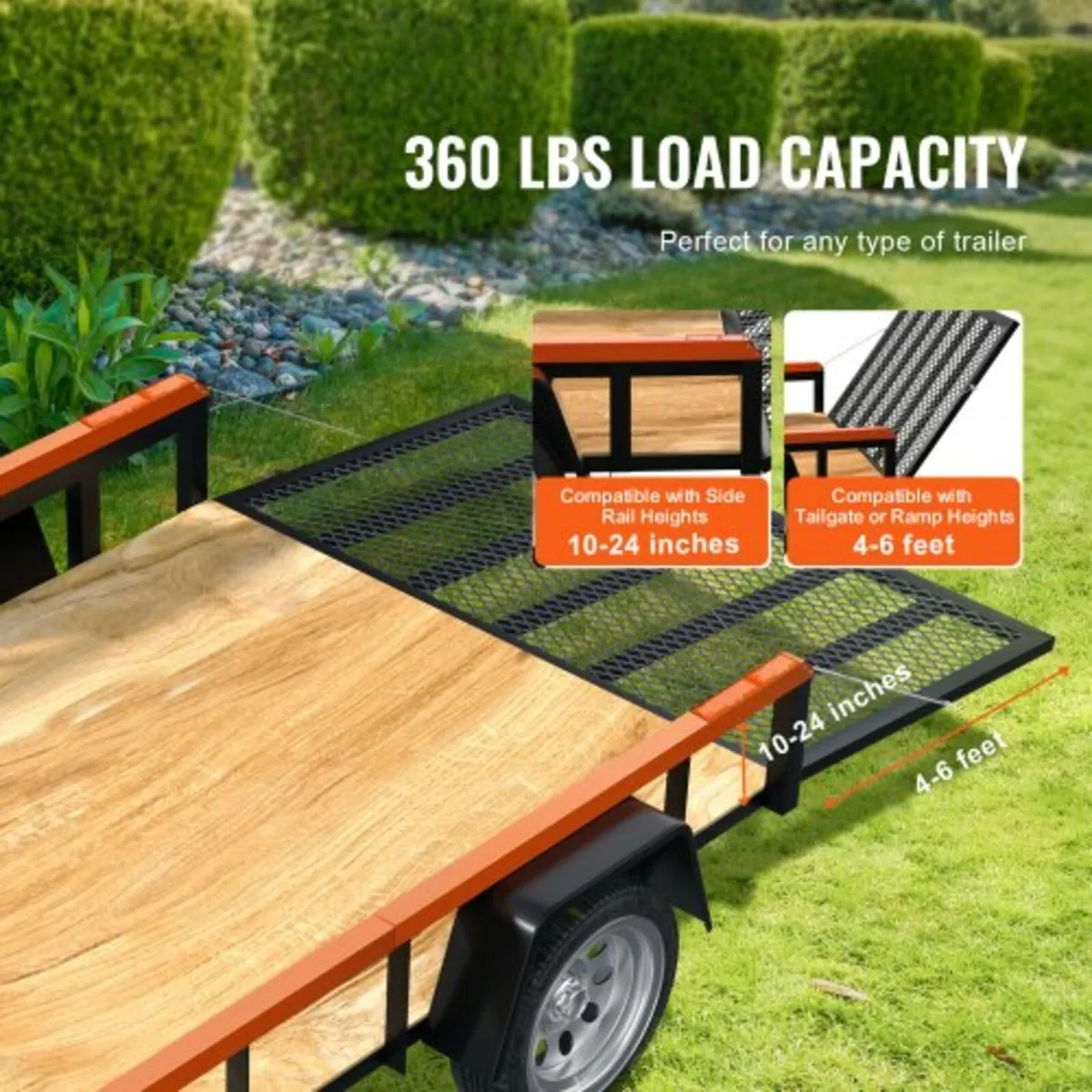 2-Sided Trailer Tailgate Lift Assist, 360 lbs Load - Image 2