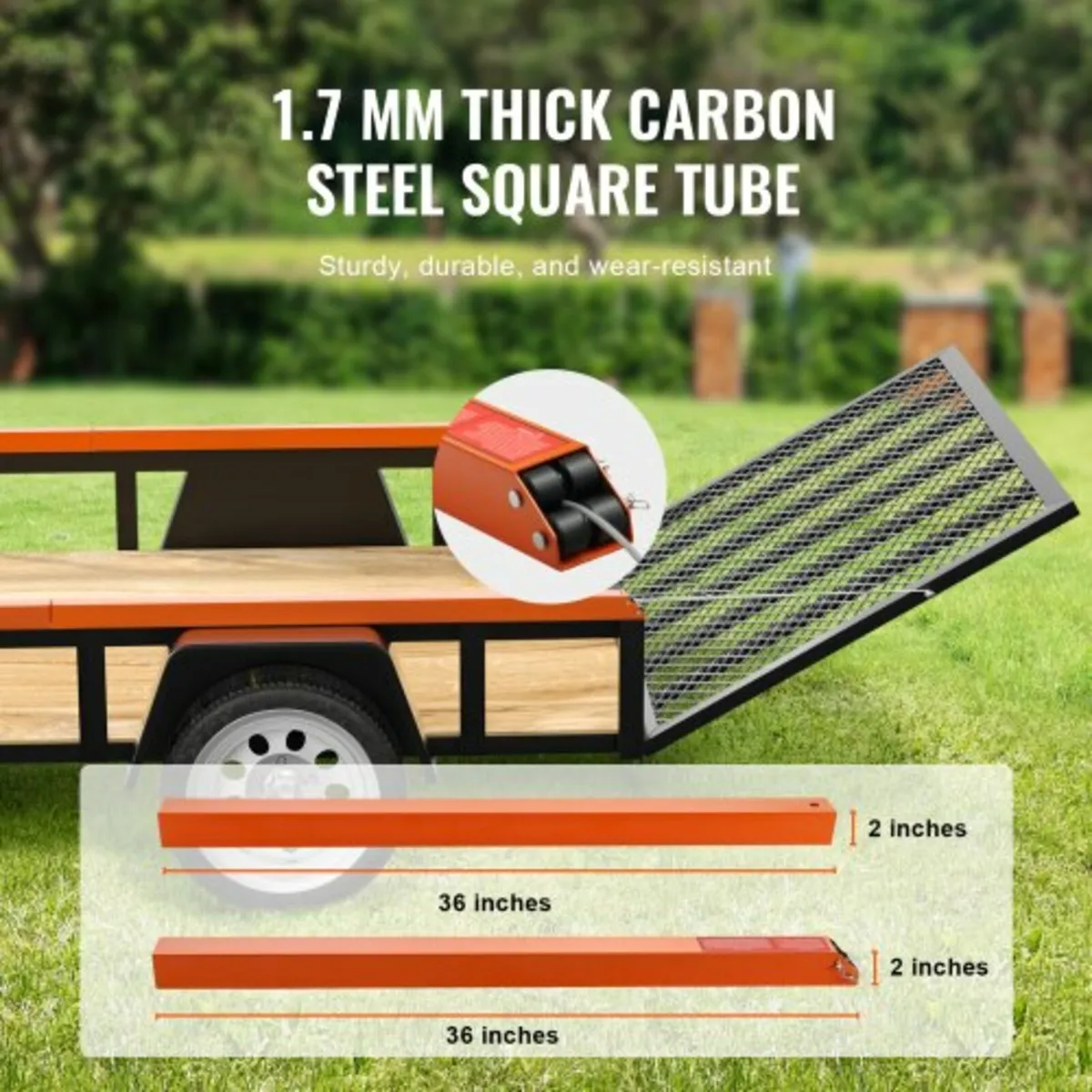2-Sided Trailer Tailgate Lift Assist, 360 lbs Load - Image 3