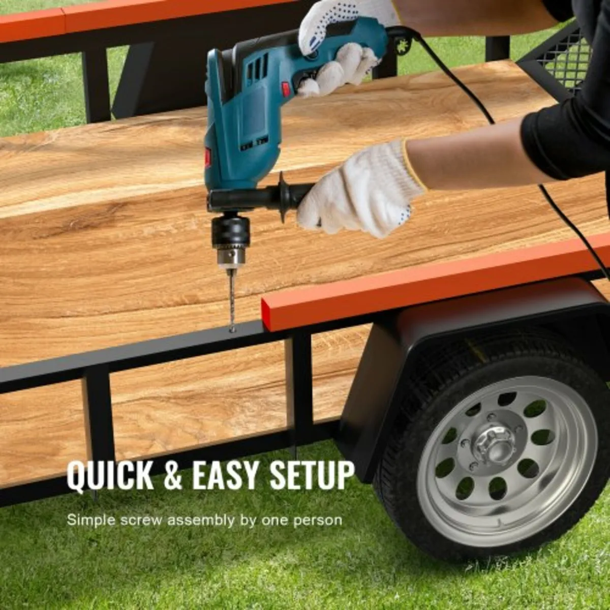 2-Sided Trailer Tailgate Lift Assist, 360 lbs Load - Image 4