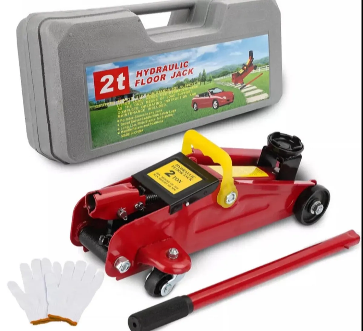 2 Ton Tonne Hydraulic Trolley Floor Jack NEW - Image 1