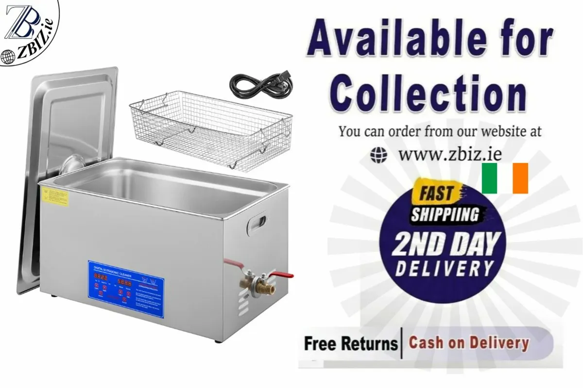 30L Ultrasonic Cleaner Digital Stainless Steel - Image 1