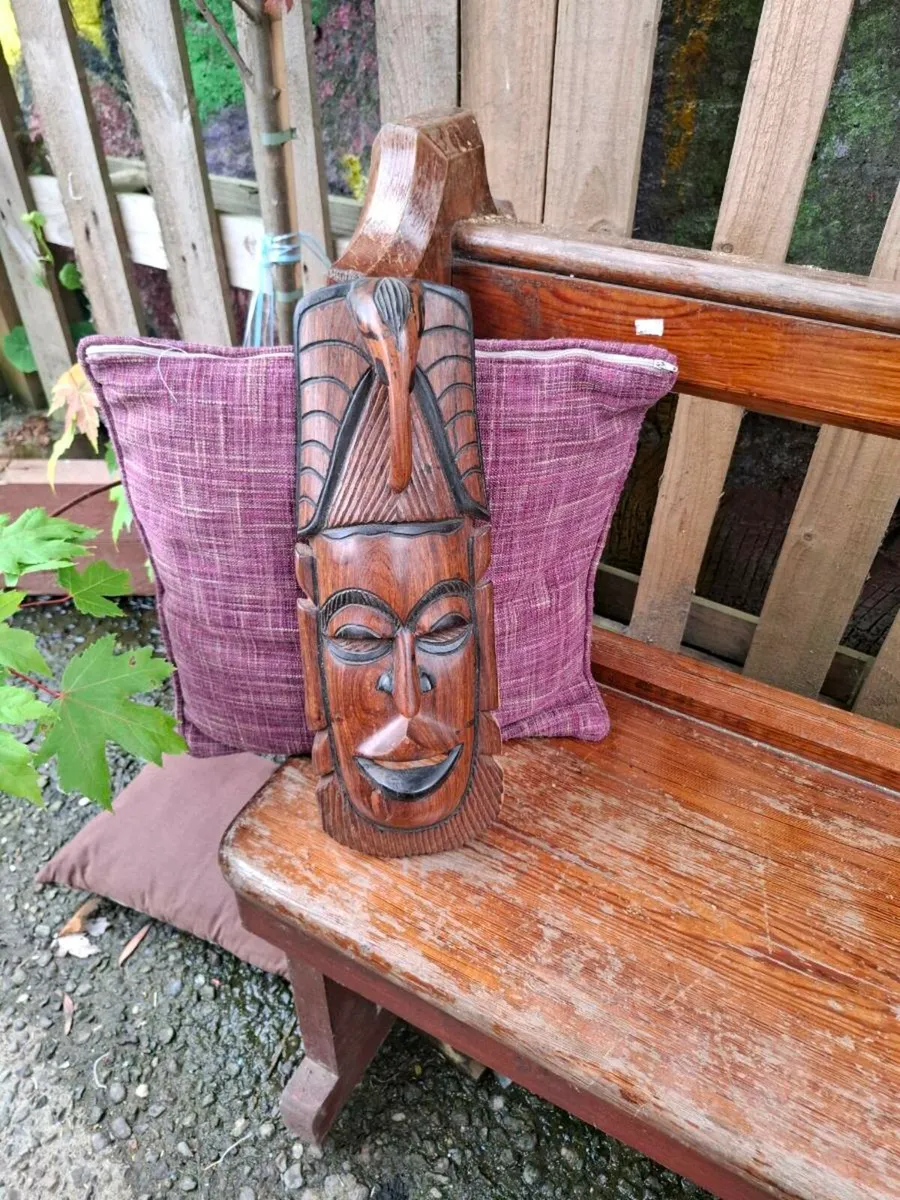 Wall wood african mask postage possible