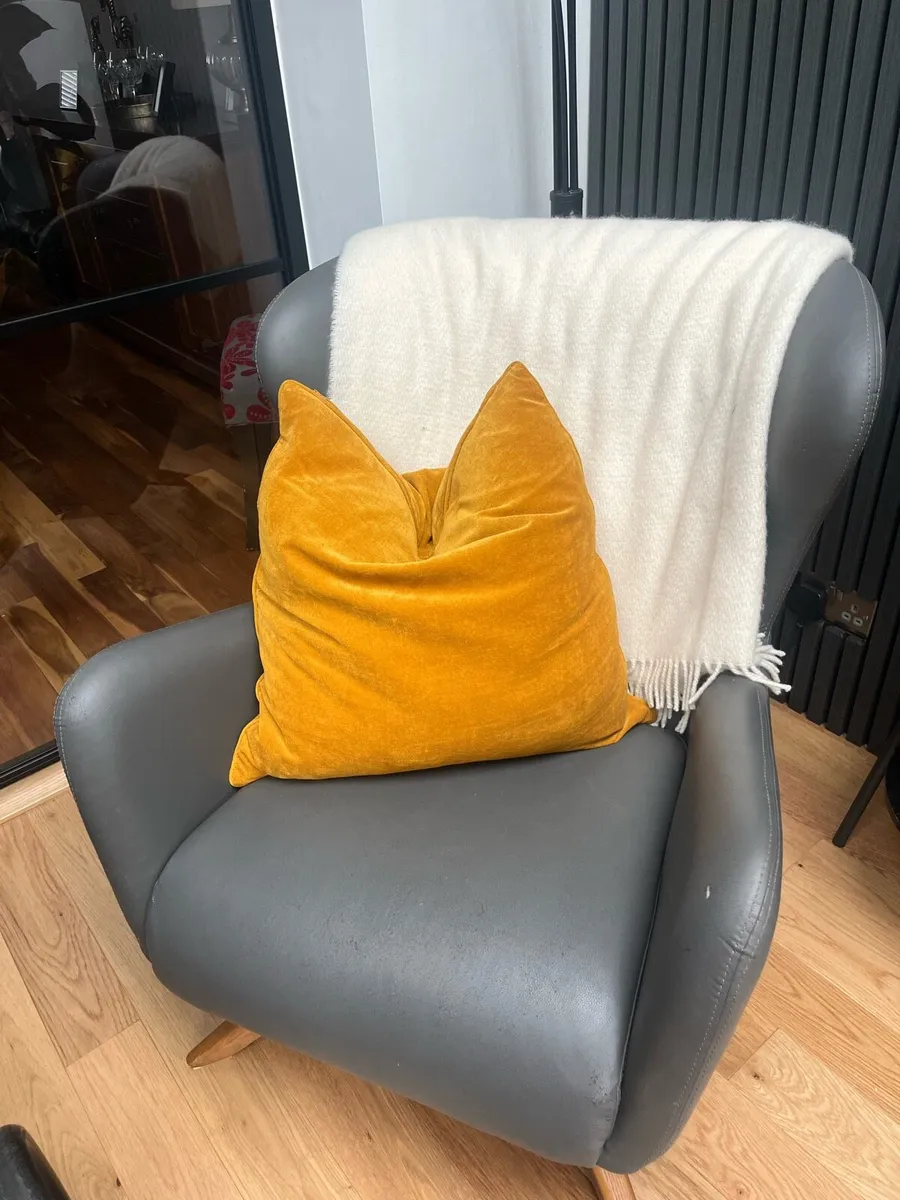 Faux leather chairs - Image 1
