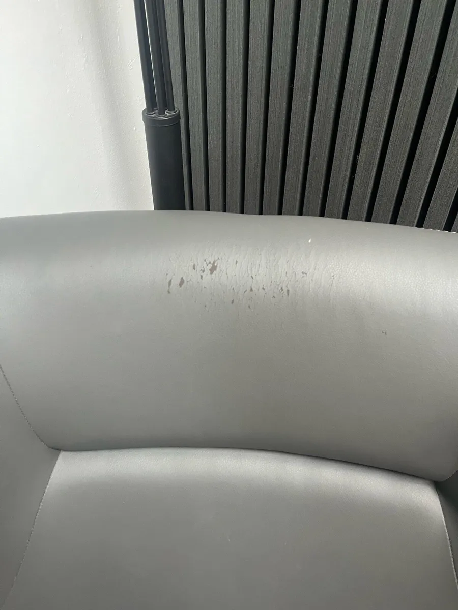 Faux leather chairs - Image 4