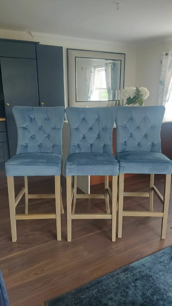 3 x Kitchen Barstools - Image 1