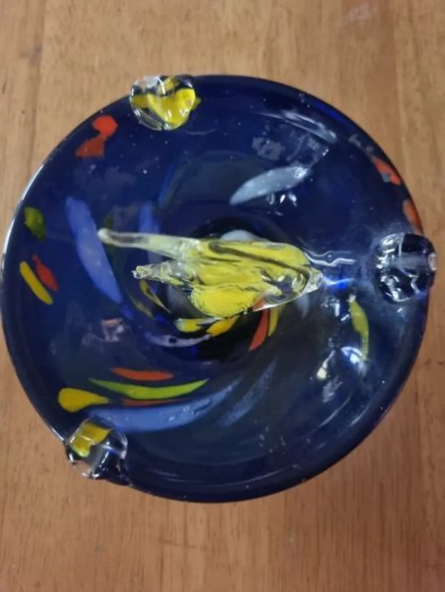 Murano glass fish ashtray - Image 3