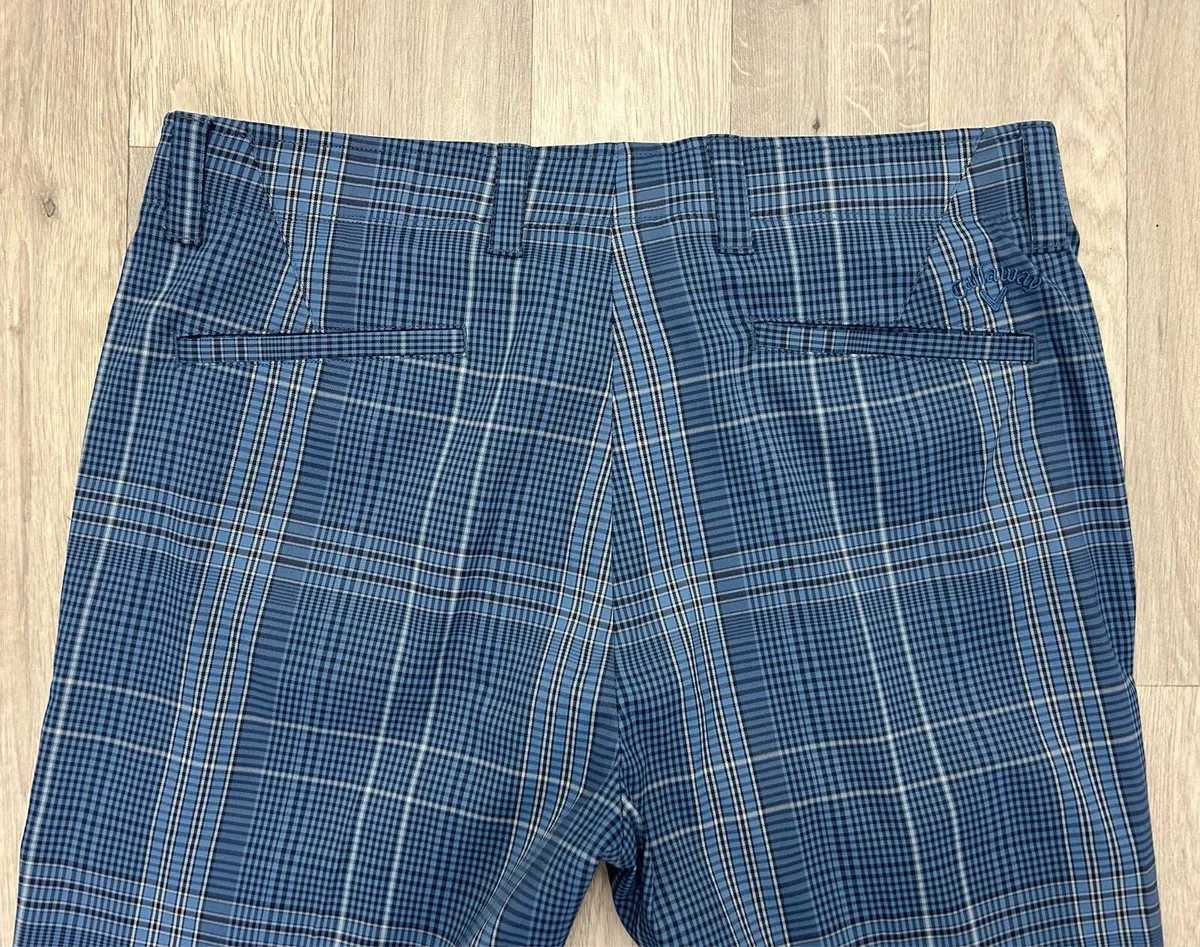 Callaway Check Golf Trousers Pants Mens W36 L34 - Image 4