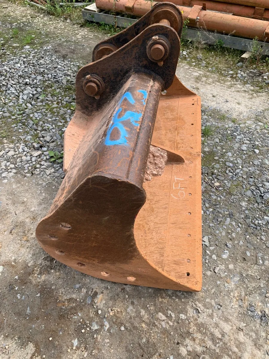 5Ft & 6Ft grading buckets 65mm pins - Image 4