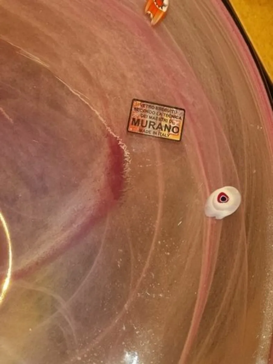 Large Murano glass plate - Image 3