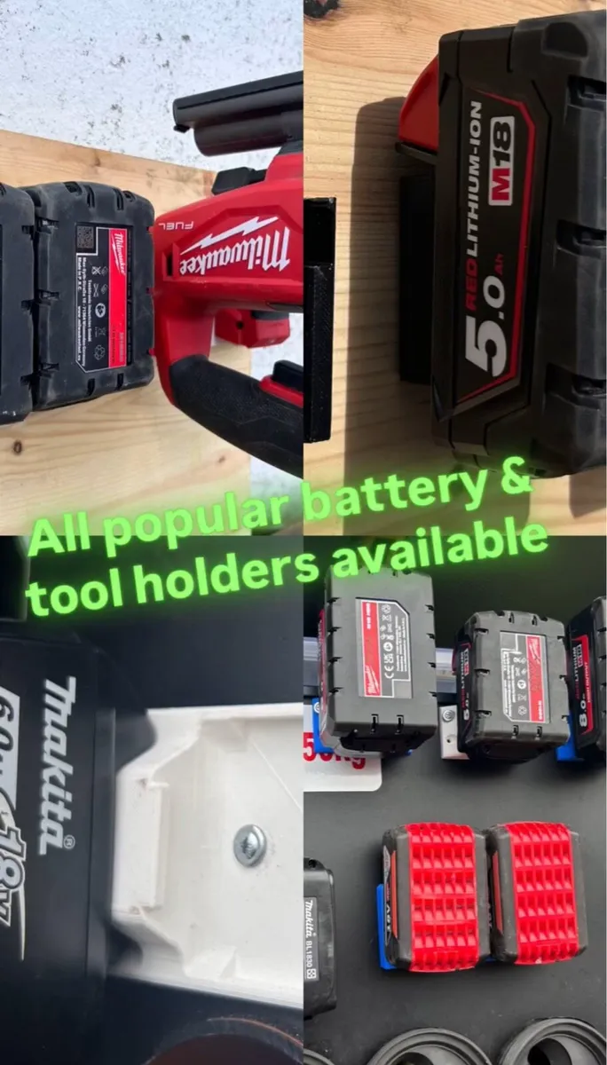 Milwaukee Battery Holders - Image 1