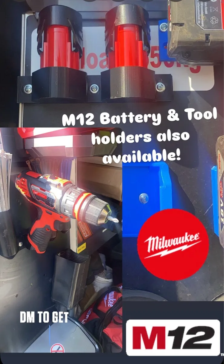 Milwaukee Battery Holders - Image 2