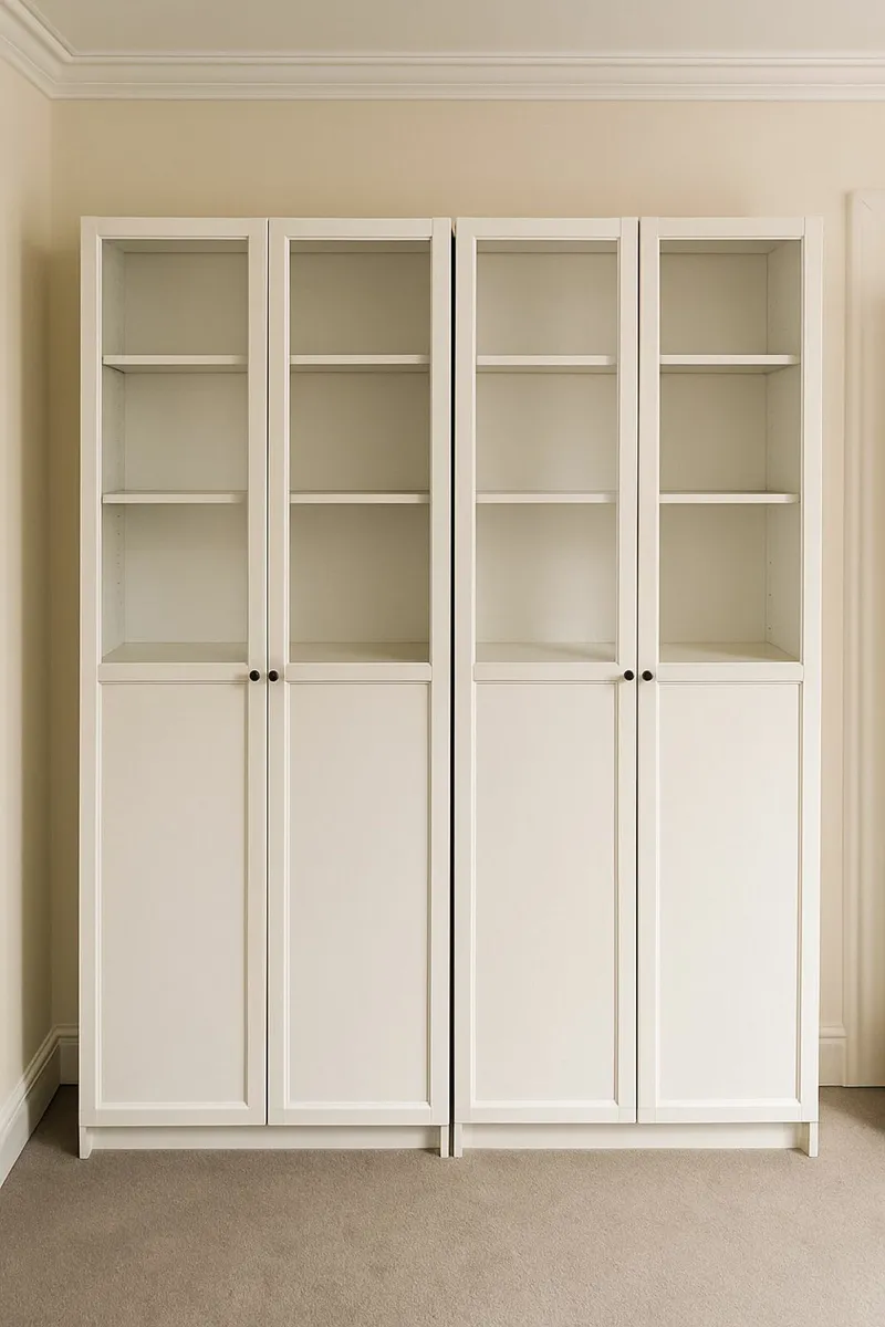 Two tall Ikea bookcases - Image 1