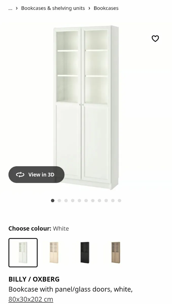 Two tall Ikea bookcases - Image 2