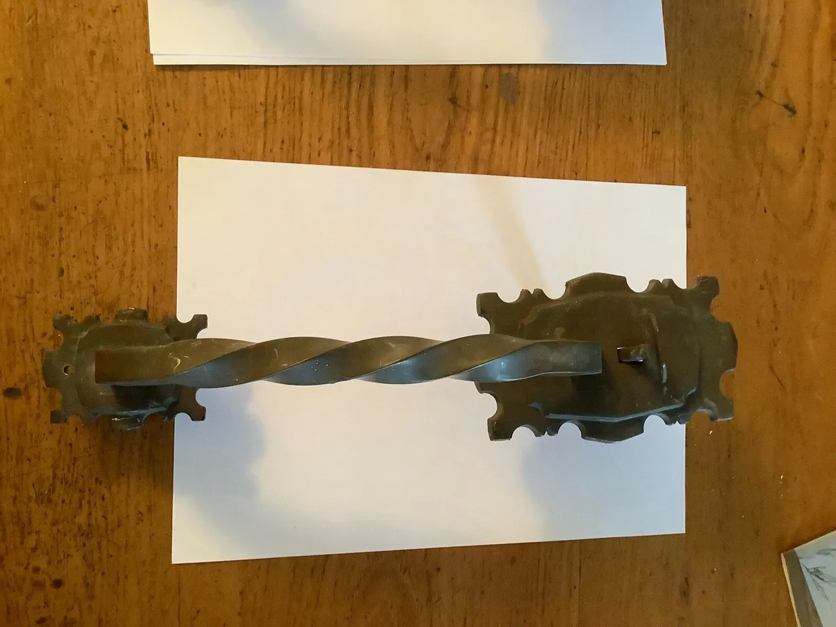 Antique door handles - Image 1