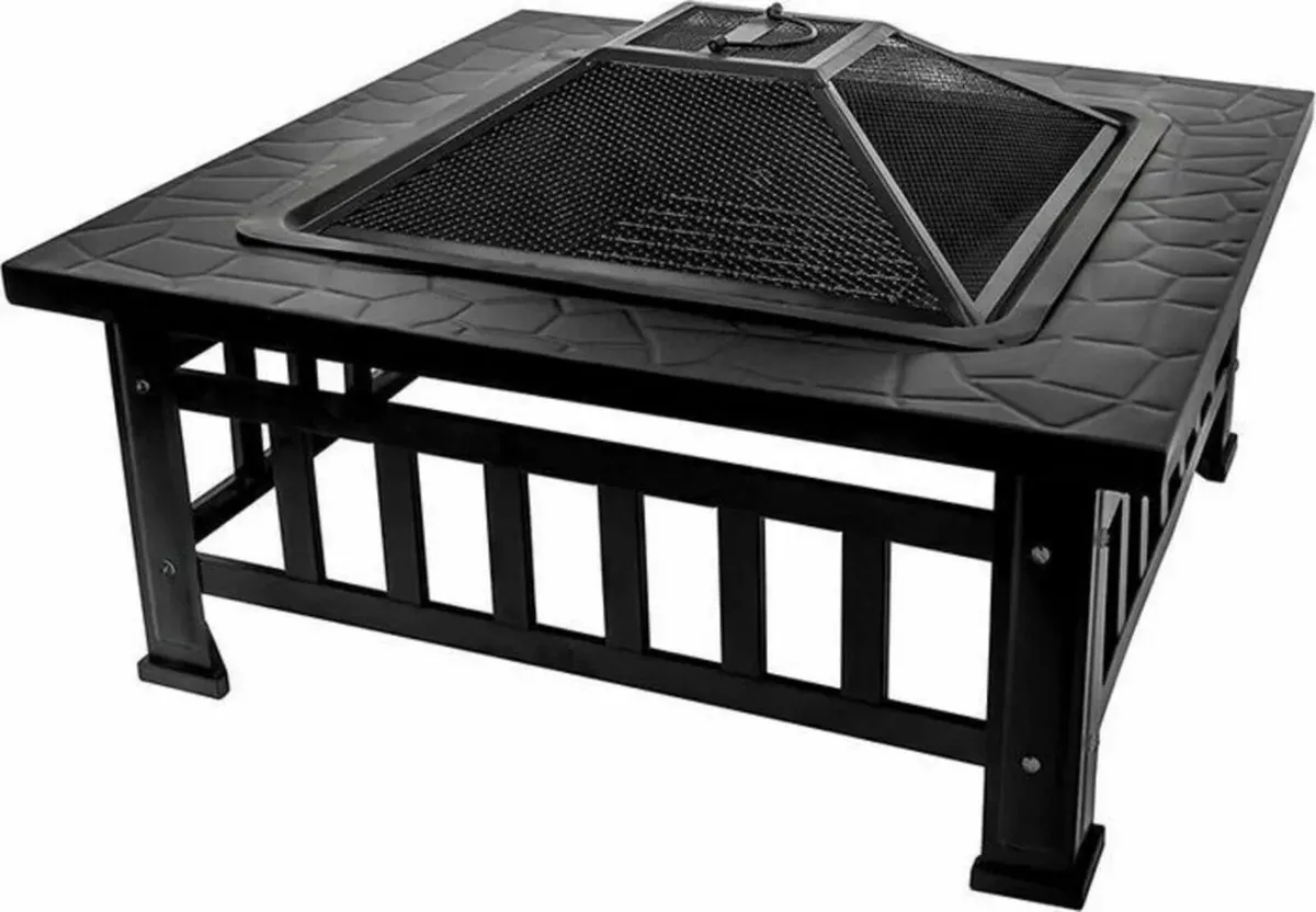 Pot Steel Patio Fire Outdoor Fireplace Garden Heat - Image 2