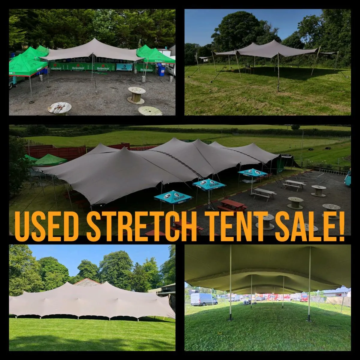 Used Stretch Tents (TAKING DEPOSITS) - Image 1