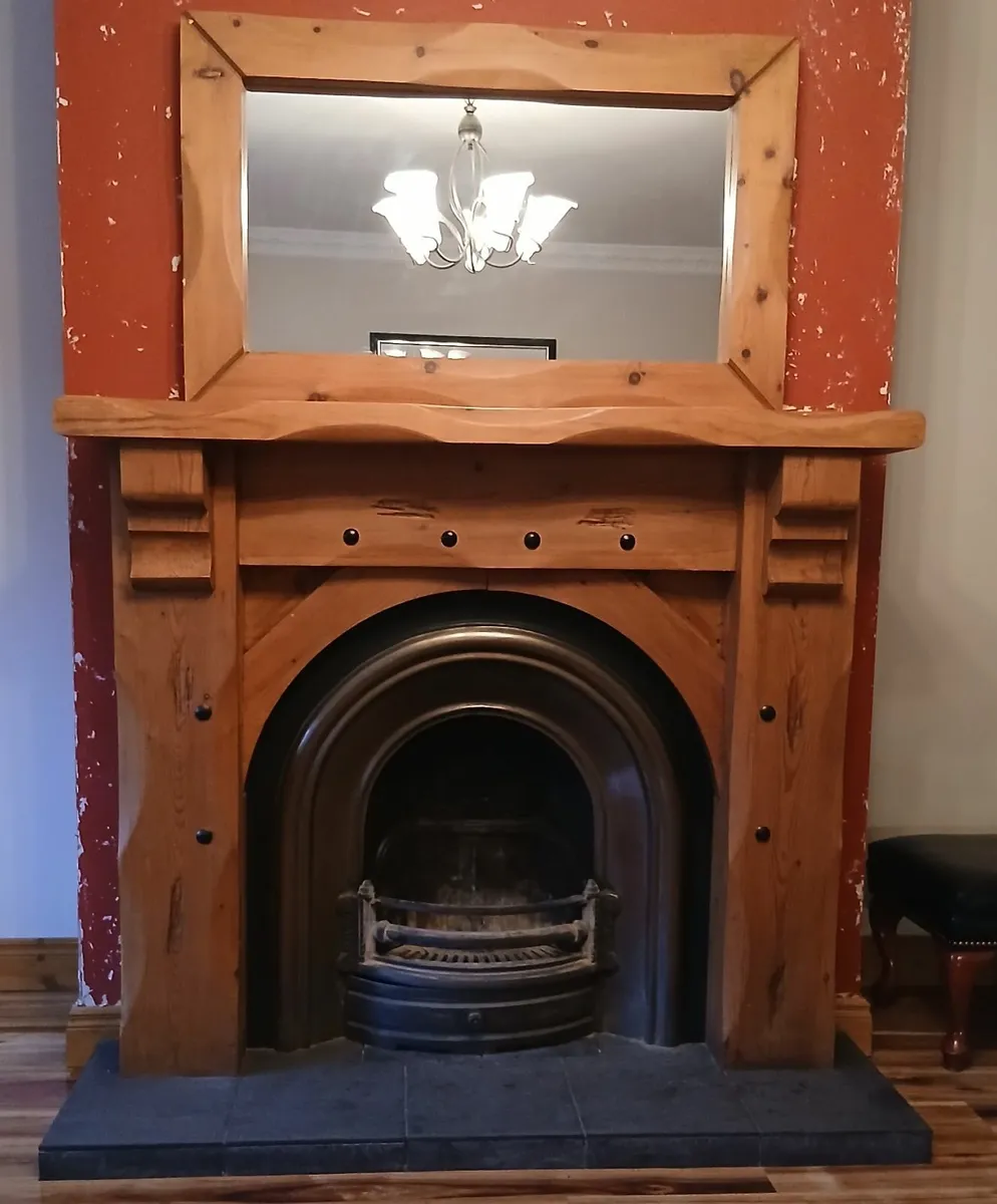 Fireplace and tables - Image 3