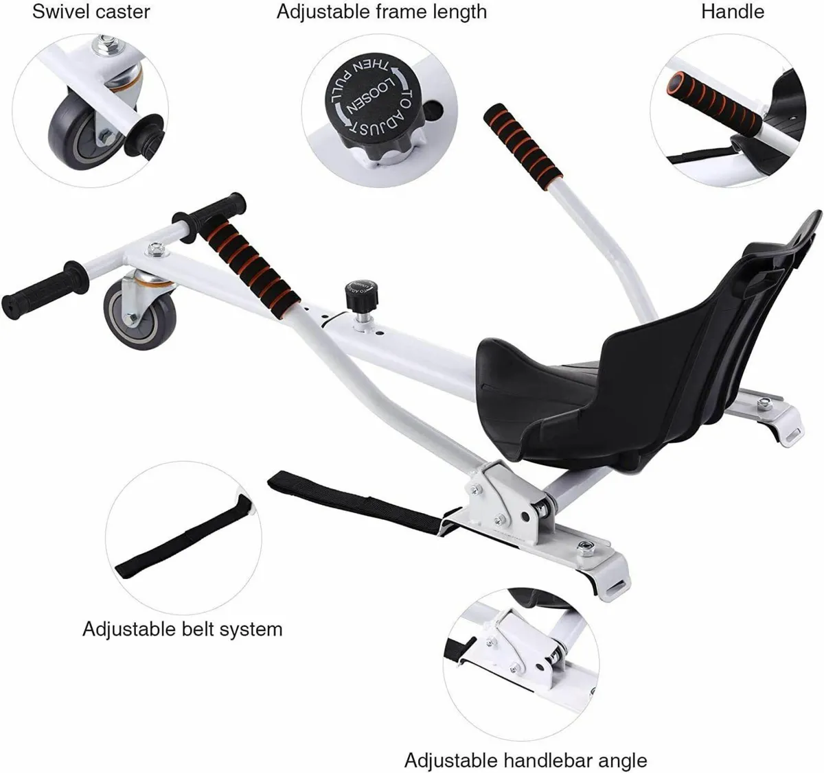 HoverKart Seat Hoverboard Cart Seat - Image 3