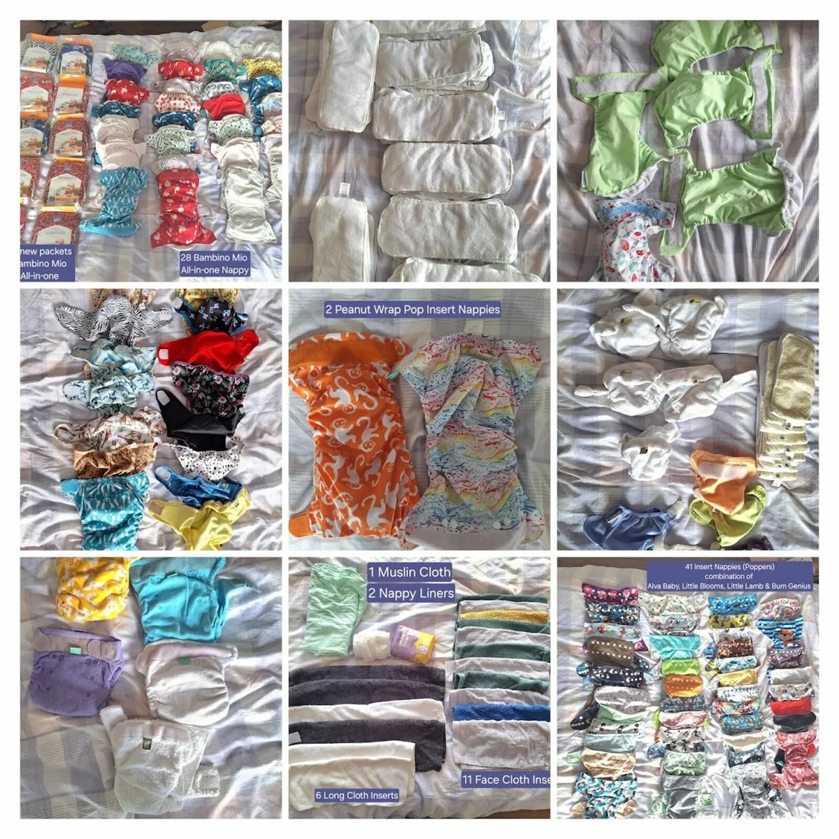 Cloth Nappies - Complete Kit! - Image 1