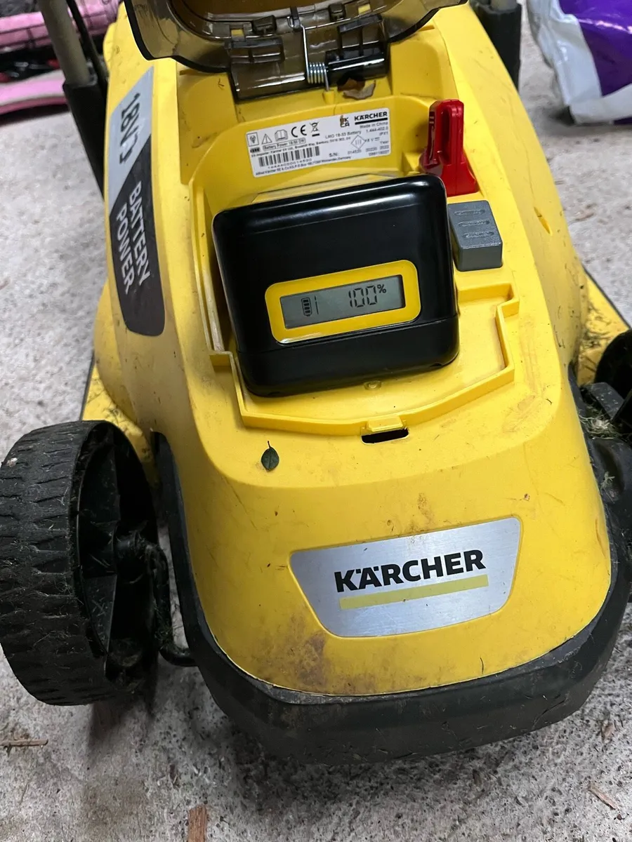 Karcher battery lawnmower - Image 1