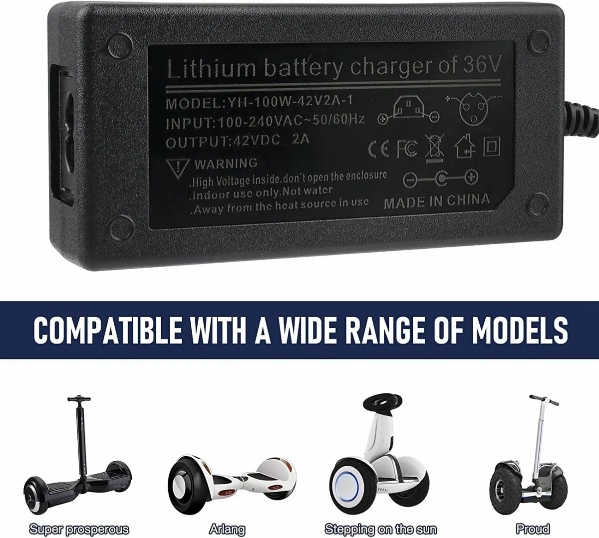 Scooter Charger Power Adapter Hoverboard Charger - Image 3