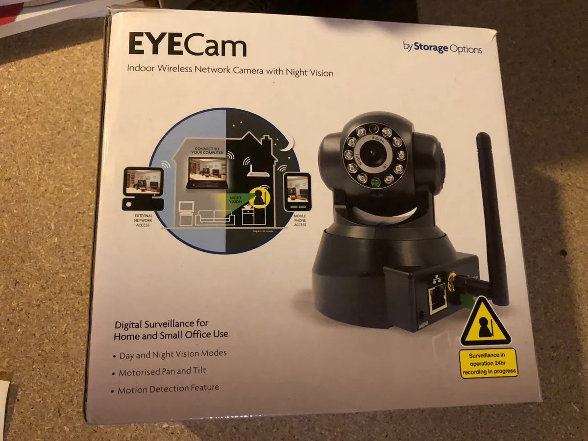 Unused EyeCam IP Surveillance Camera - Image 1