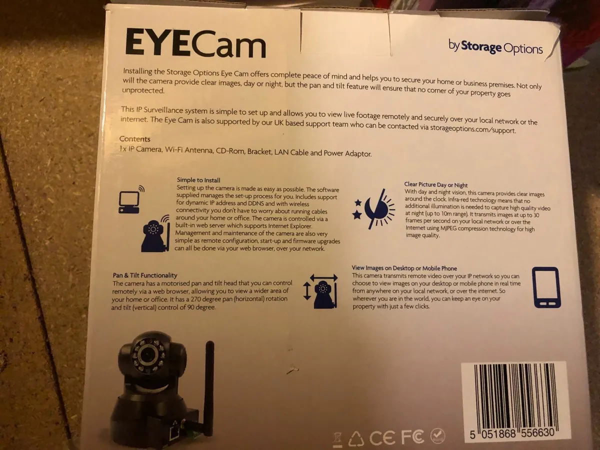Unused EyeCam IP Surveillance Camera - Image 2