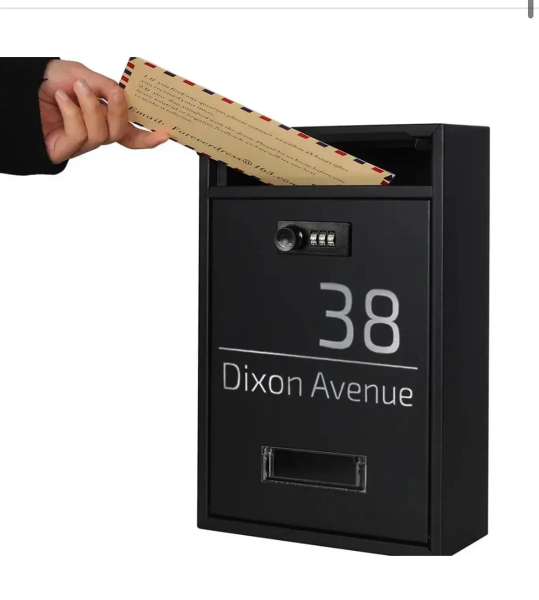 Personalised Letter Box Post Box Wall Mounted - Image 4
