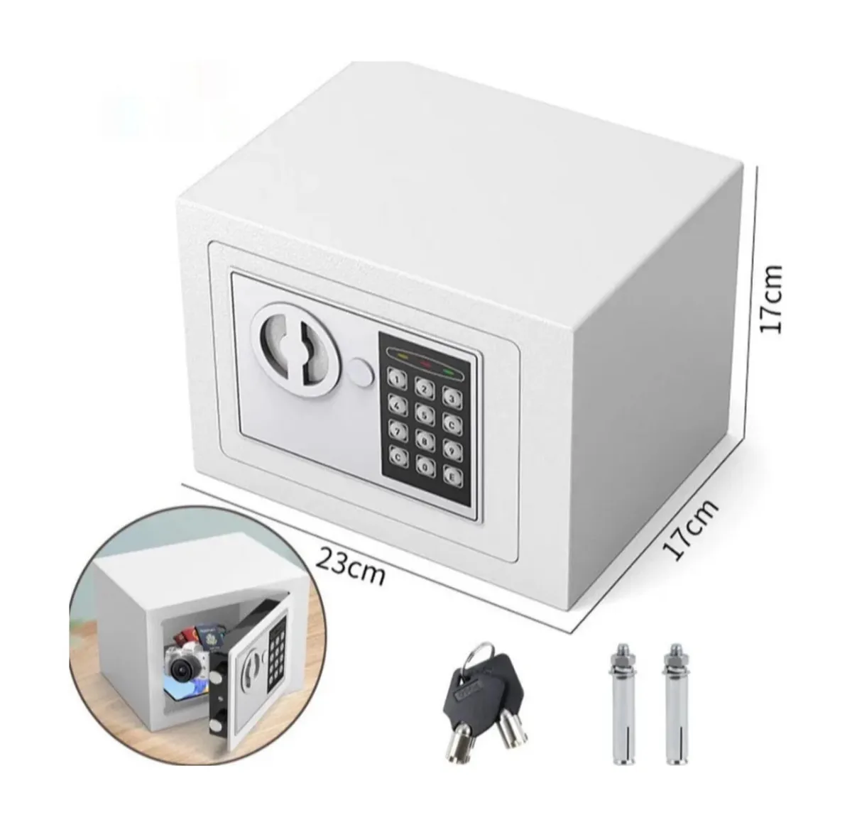 Compact Digital Safe Steel Home Security - Image 1
