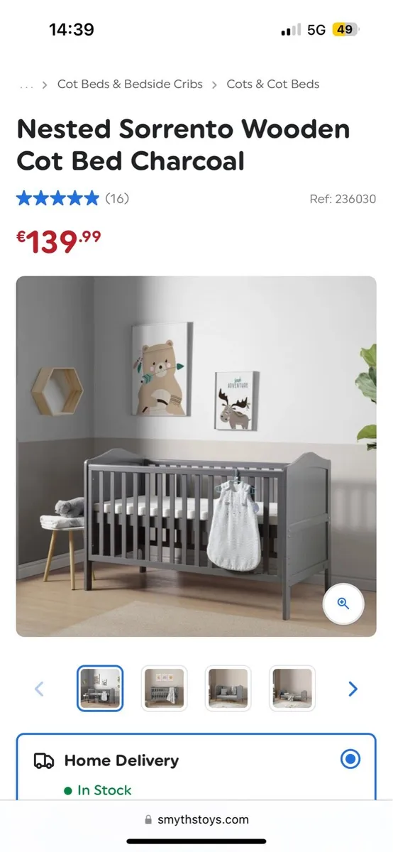 Cot bed - Image 2