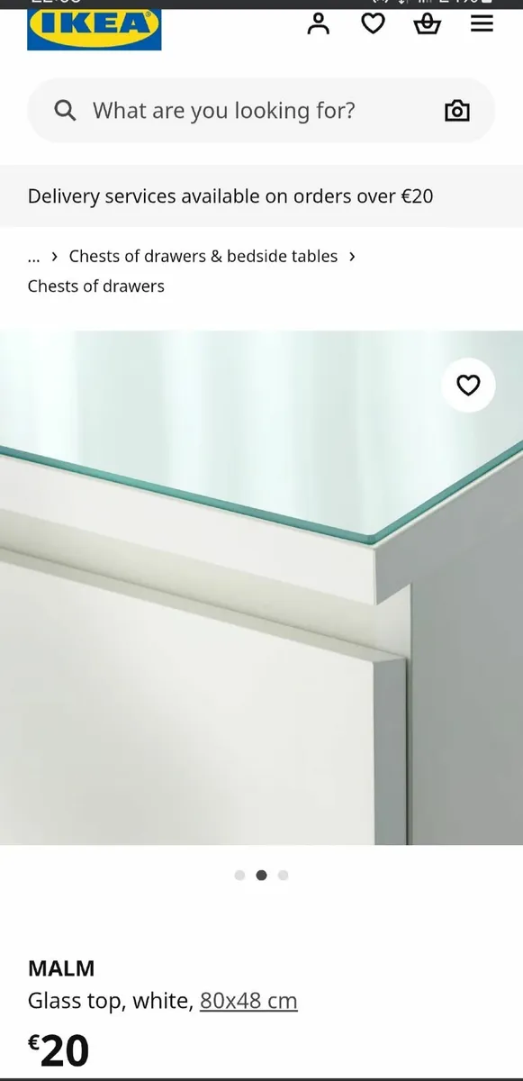 Ikea Malm Glass Top - Image 2