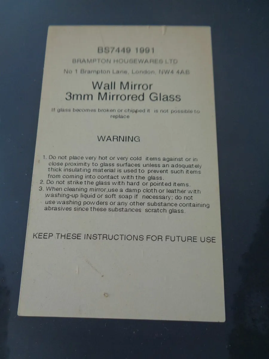 Wall Mirror for Sale - Image 2