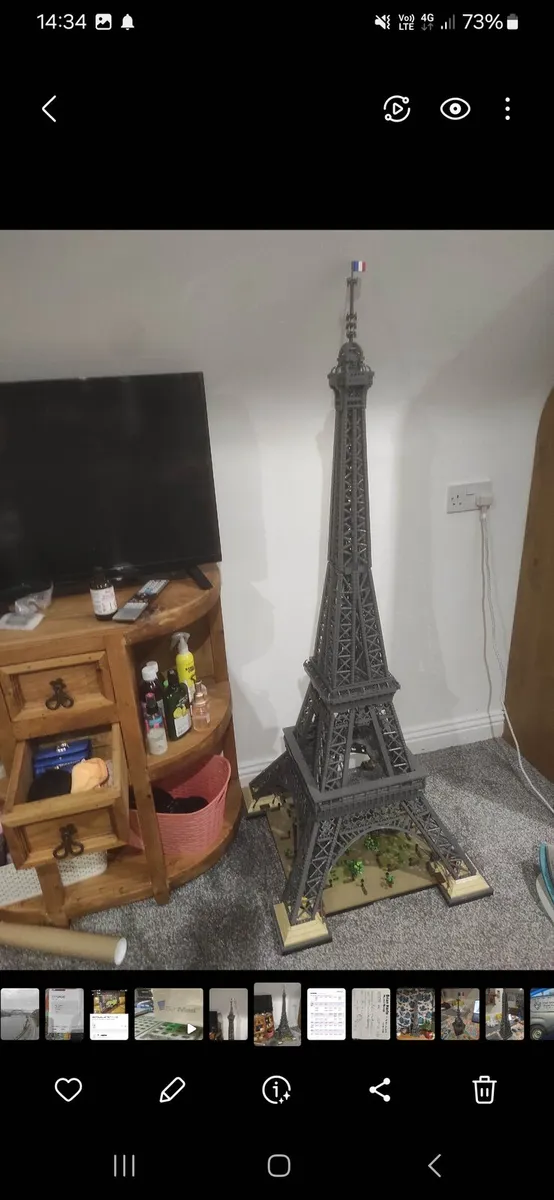 LEGO Eiffel Tower 10307 (not genuine LEGO) - Image 1