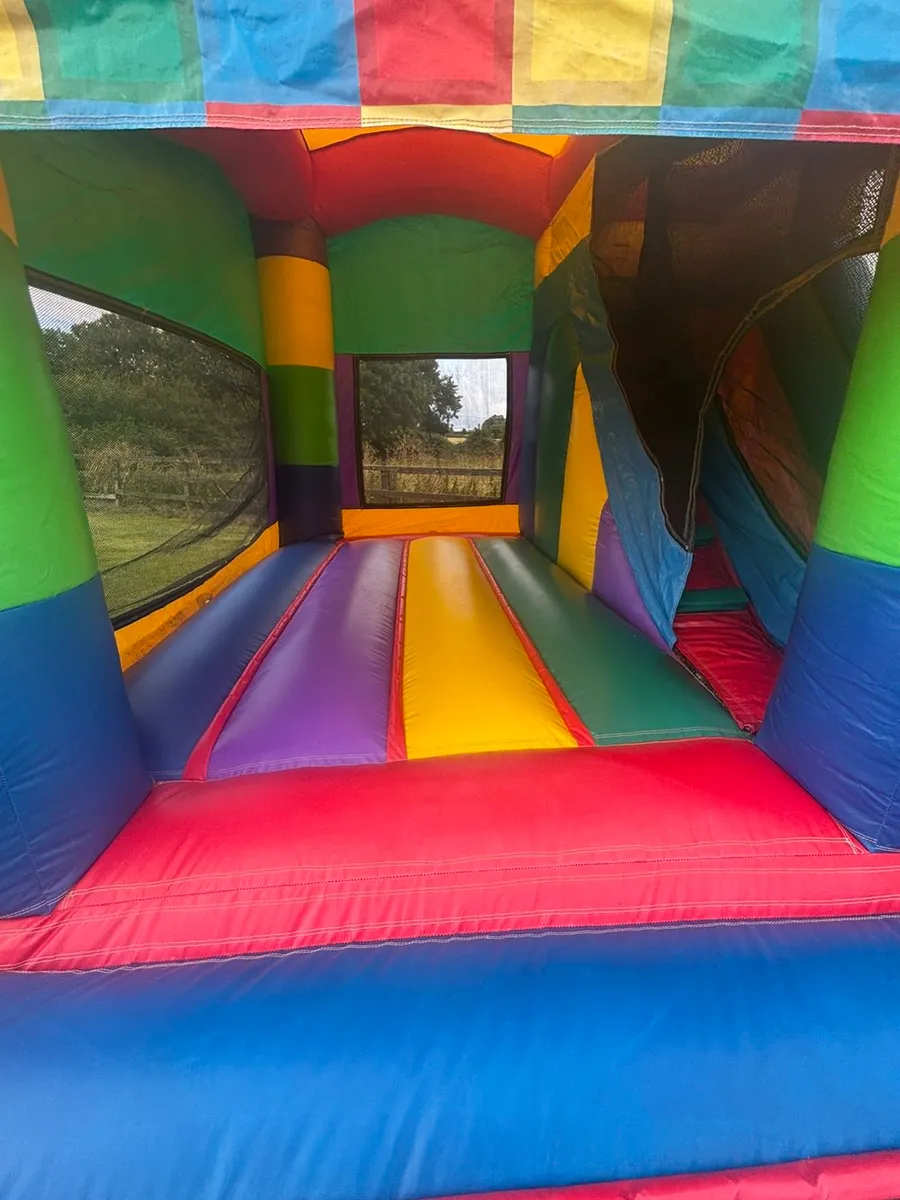 Combi Castle. Bouncy Castle with Slide - Image 3