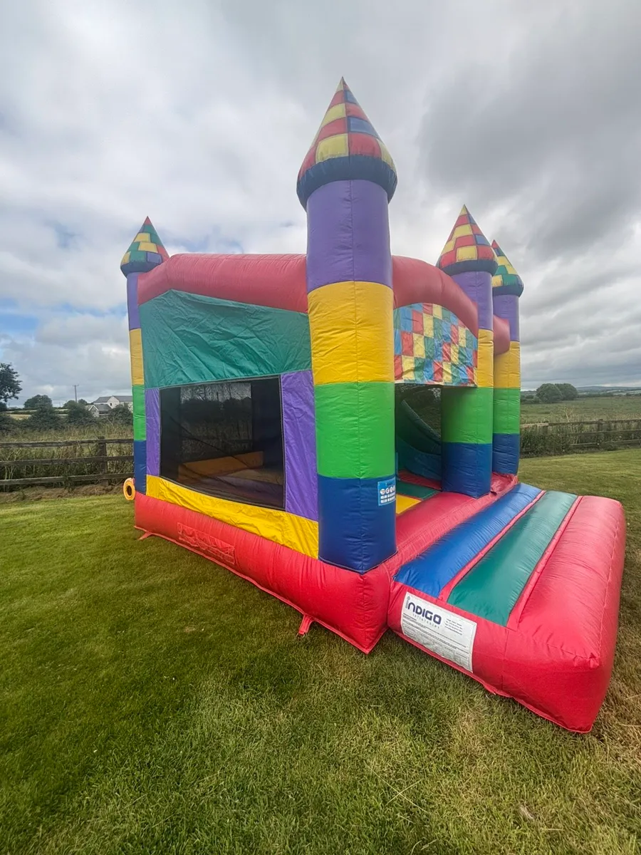 Combi Castle. Bouncy Castle with Slide - Image 4
