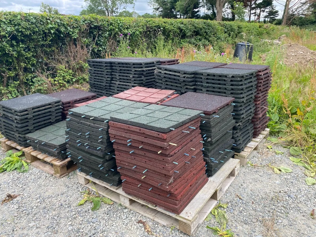 Used Rubber playground mats