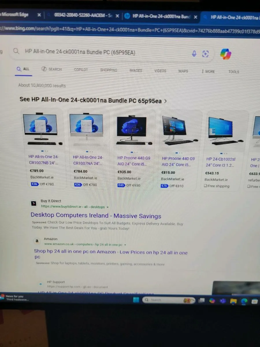Hp all in one desktop 24inch - Image 3