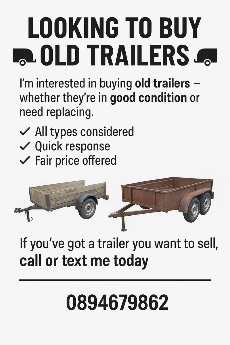 WANTED OLD TRAILERS