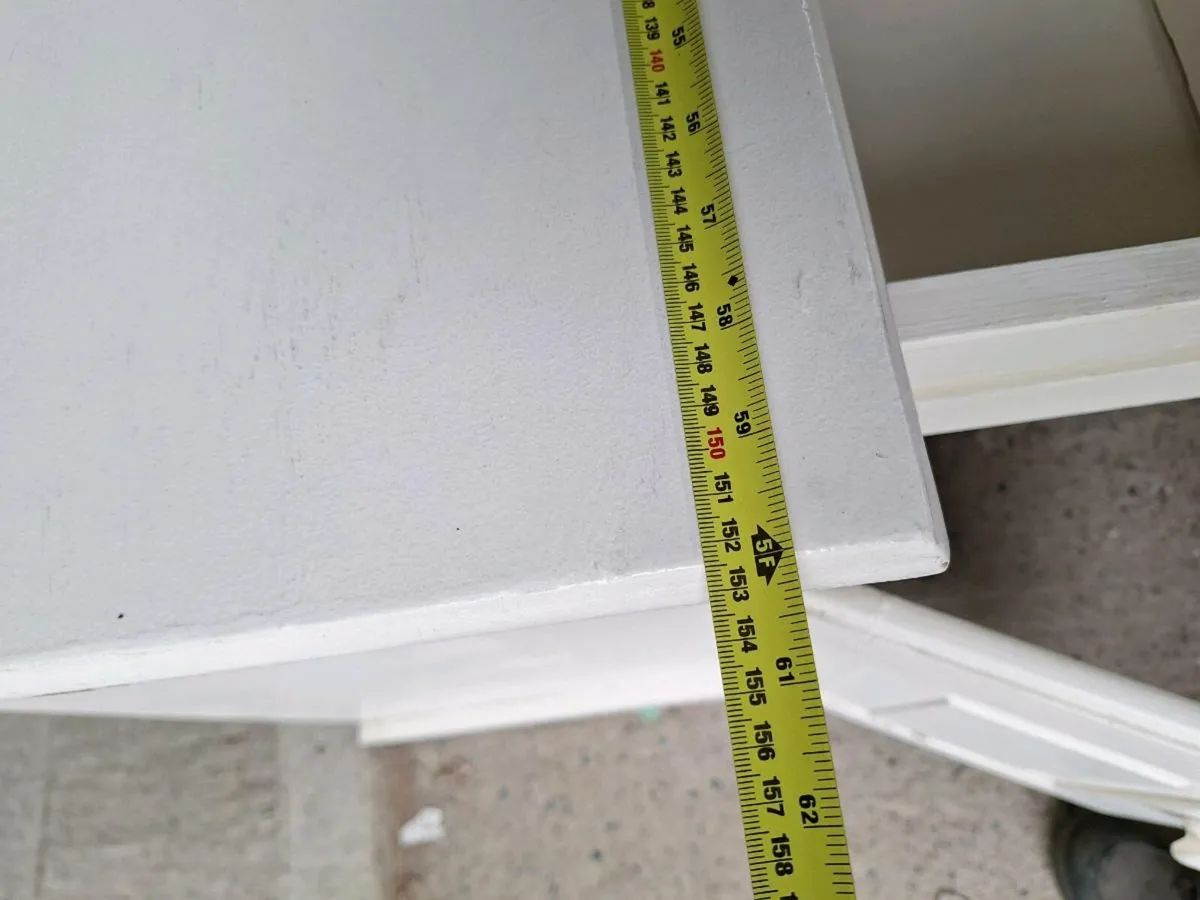 Old sideboard painted white (DELIVERY) - Image 4