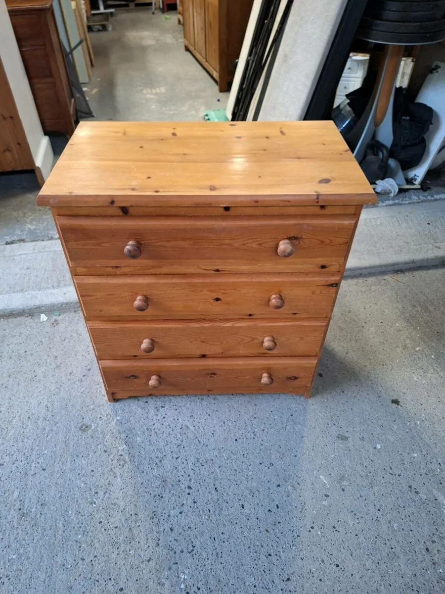 Pine chest of drawers (DELIVERY) - Image 1
