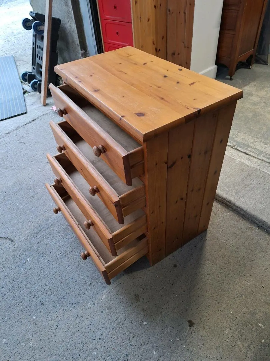 Pine chest of drawers (DELIVERY) - Image 2