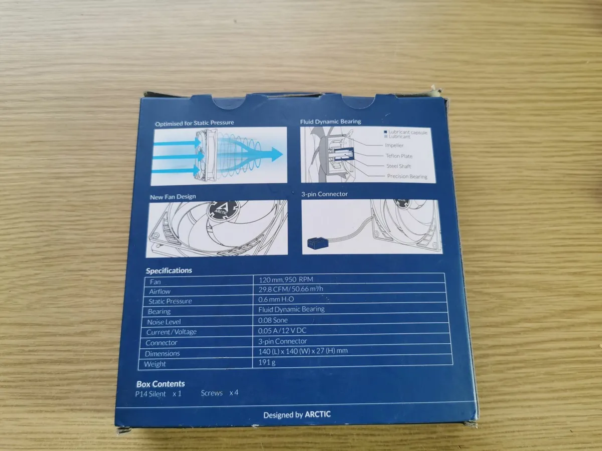 Artic 140mm Silent Fan P14 Extra Quiet - Image 4