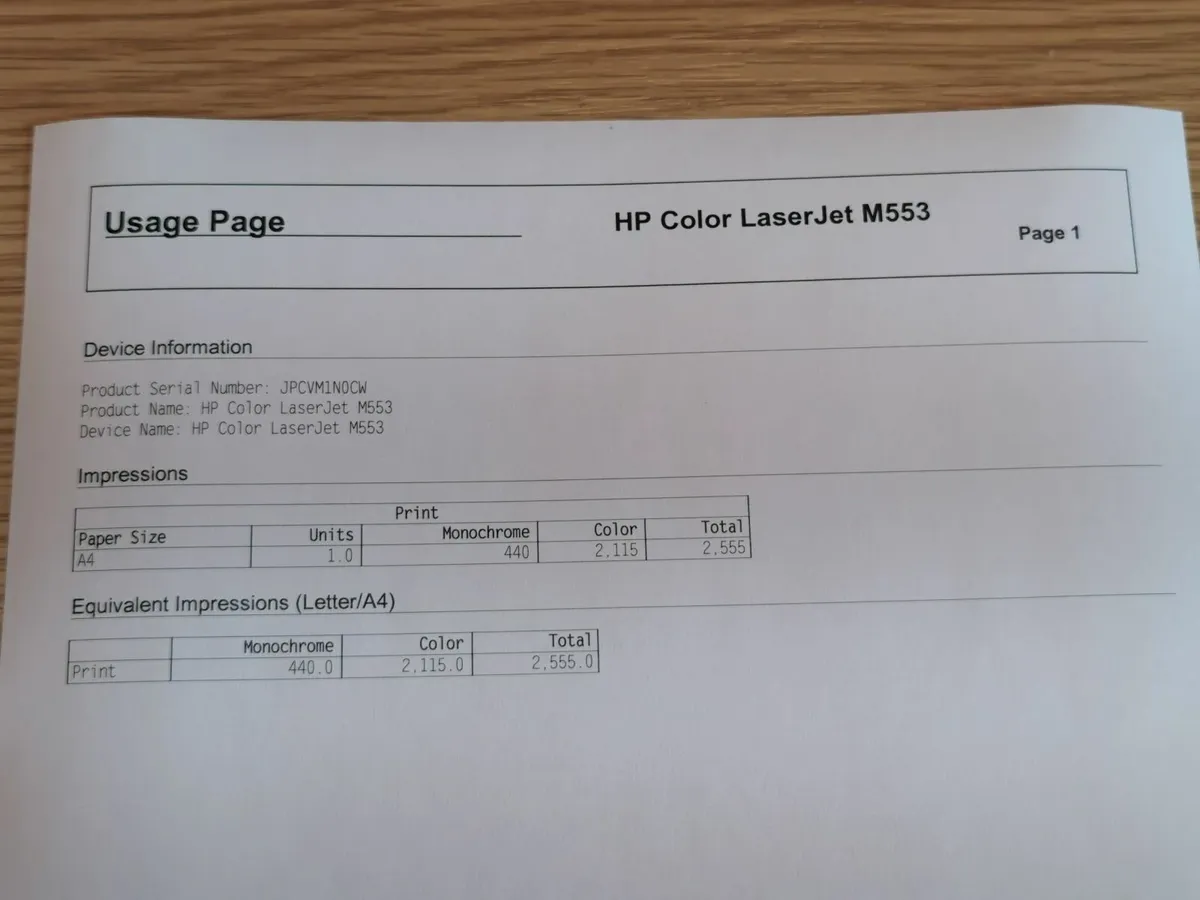 Laser Printer +Toner HP M553 Colour LaserJet Enter - Image 2