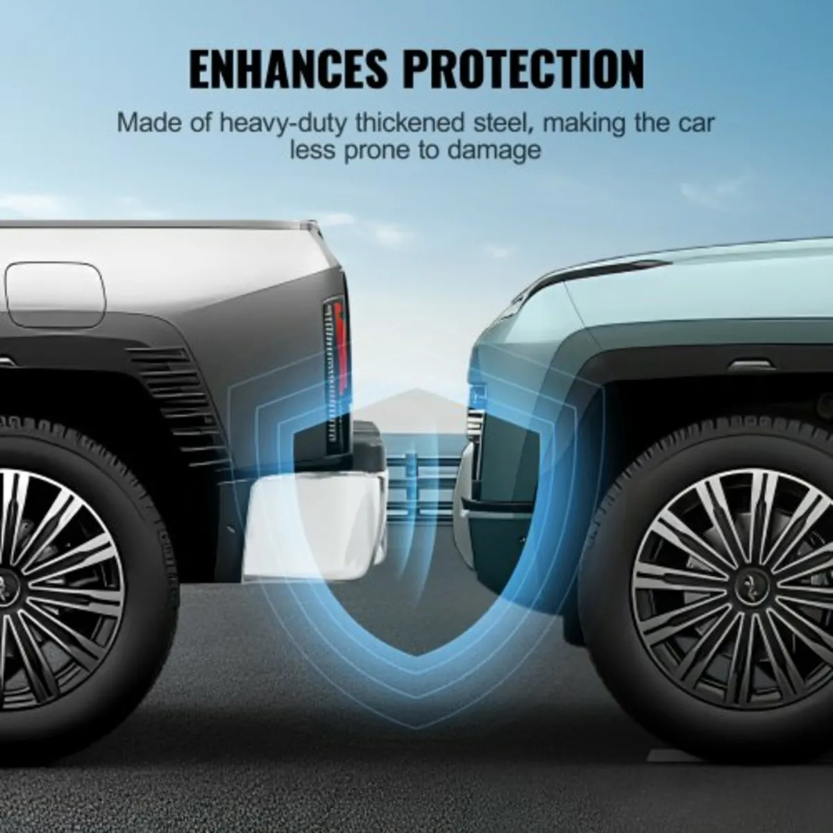 Rear Step Bumper Steel Bumper for 2008-2016-Ford F - Image 3